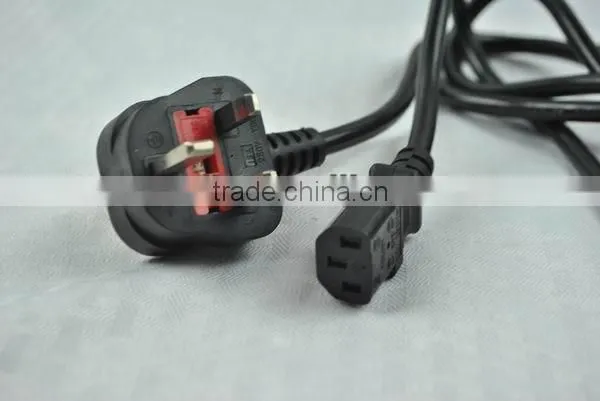 UK standard Pro Electric AC Power Cable Plug To IEC Power Cord EC005-5M/1. 5