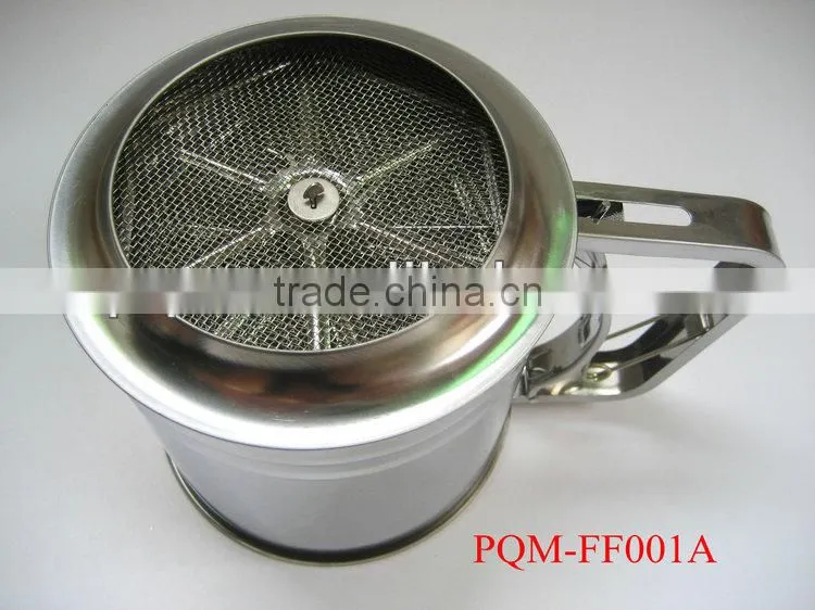 Durability manual stainless steel flour sifter