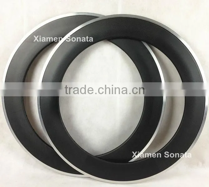 2013 new wide rim Sonata 80mm carbon alloy wheesl for bike aluminum rim with braking surface
