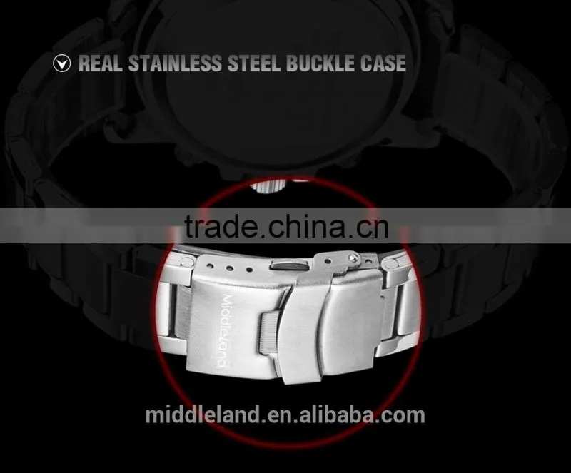 2015 hot china watch MIDDLELAND new most popular quartz analog water resistant watches made in china
