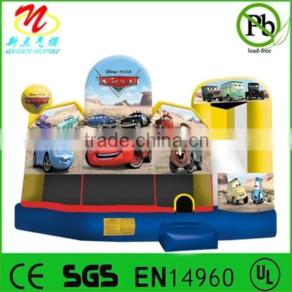 Event rental inflatable cars bounce slide combo