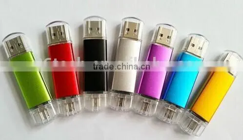 New 2015 Smart Phone Android OTG USB2.0 USB Flash Drive Pen Drive U-disk For Samsung S4 S3 S2 Note2 and Smartphone Tablet PC