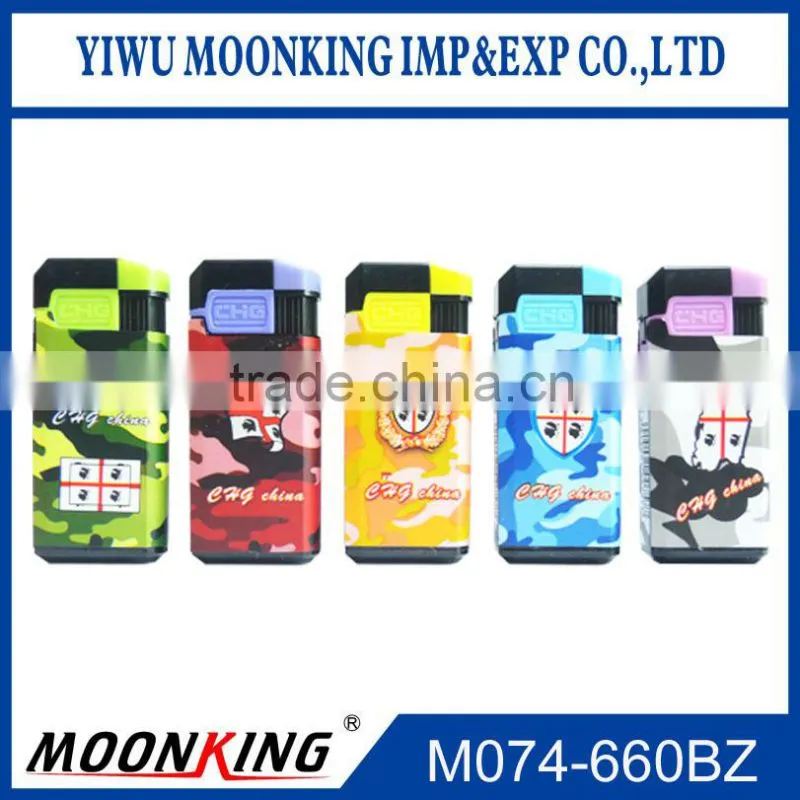 novelty auto cap customized picture cover electric windproof cigar lighter