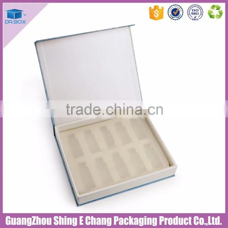 Luxury cardboard style cosmetic beauty box for small bottle