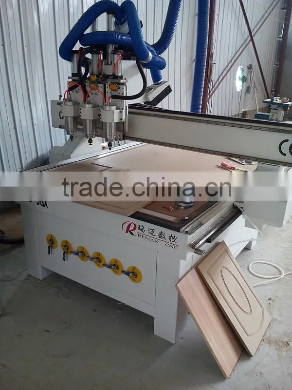 Remax-1325 3D Wood CNC Router Machine Price With 4 Spindles