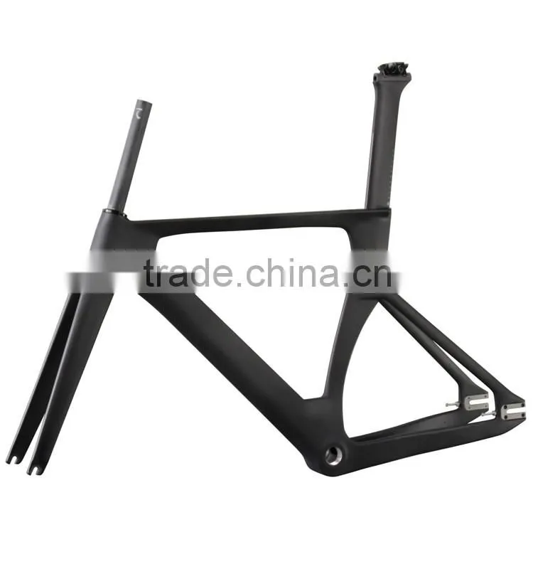 2015 UD matt track frameset 700c Chinese carbon track frame bicycle frame