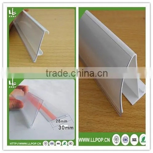 Plastic Shelf Price Tag Holder Clip