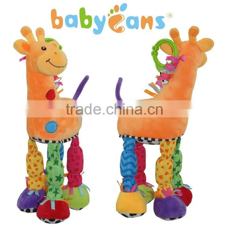 Babyfans Plush Stuffed Baby Best Gift Rattle Hanging Crib Toys For Baby