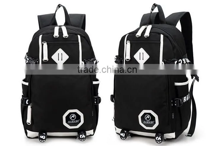 2016 New Design Korean Fashion Canvas Backpack, Teenage Backpack