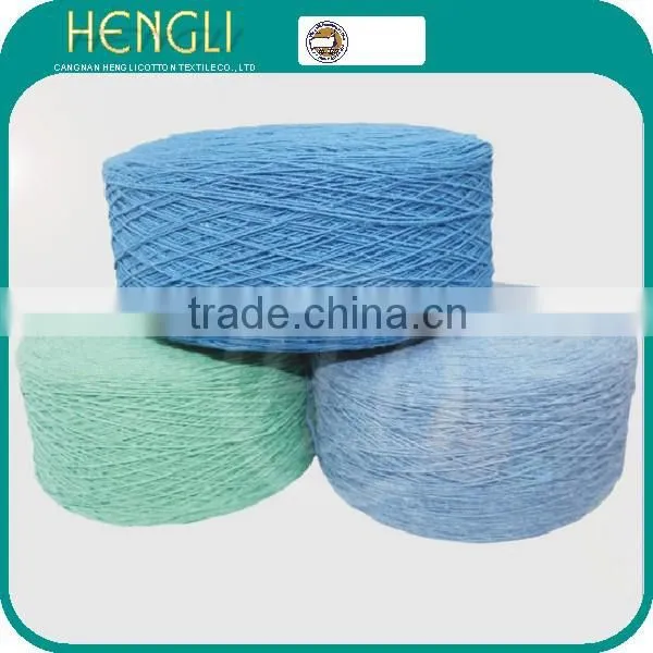 Ne 0.9/1 China mop yarn for mop 20%color acrylic 60%Cotton 20 %Poly yarn