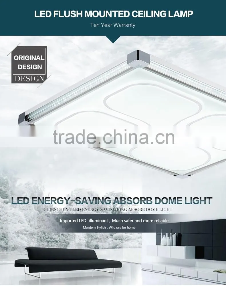 energy saving home decoraive led pop ceiling light rectangle ceiling light