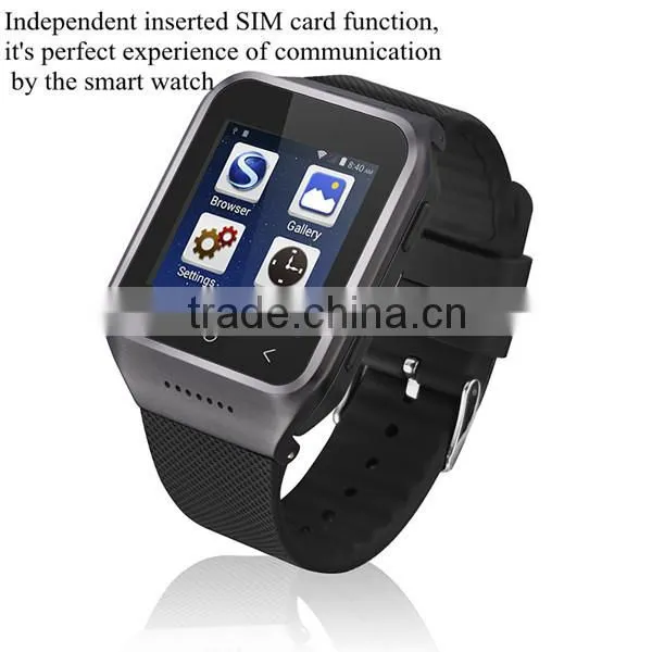 Android smart watch phone 2015 Newly- 3 G /android 4.4/ gps/wifi /1.54 inch screen
