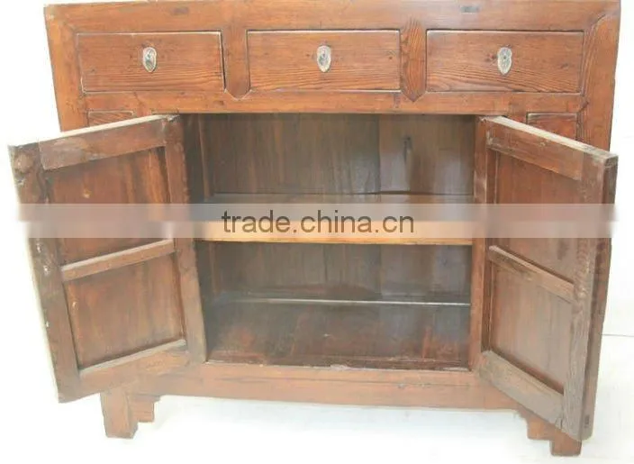 Brown nine Drawer two Door Cabinet
