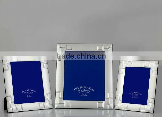 Decorative with MDF and black velvent back and stand aluminum frame