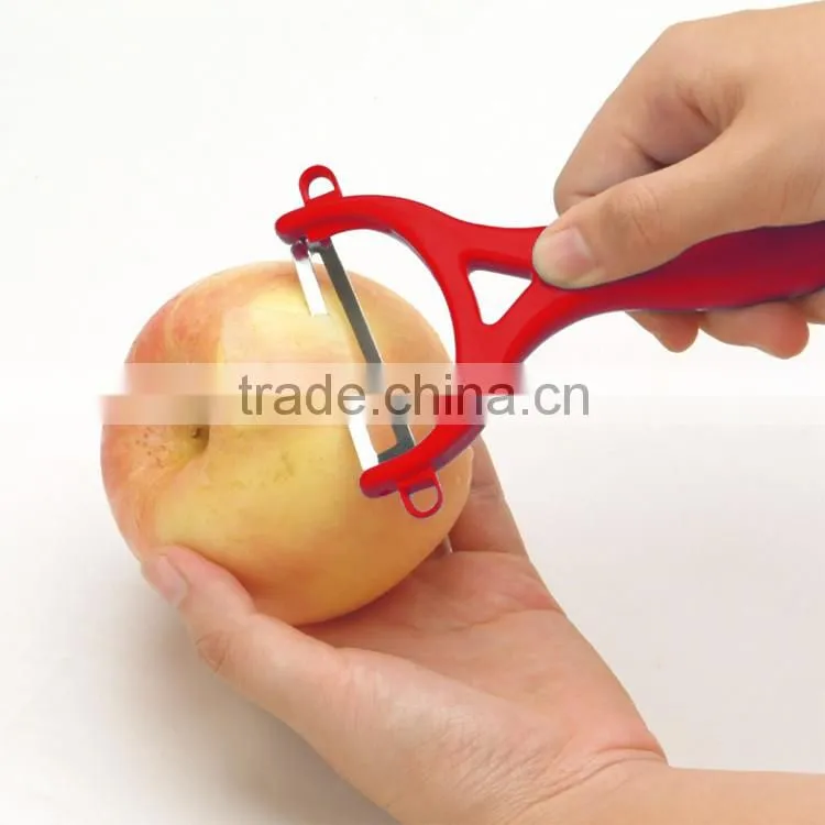 ABS+S/S 13.2*8.8 Kitchen tools stainless steel fruit&vegetable peeler/stainless potato peeler/manual peeler