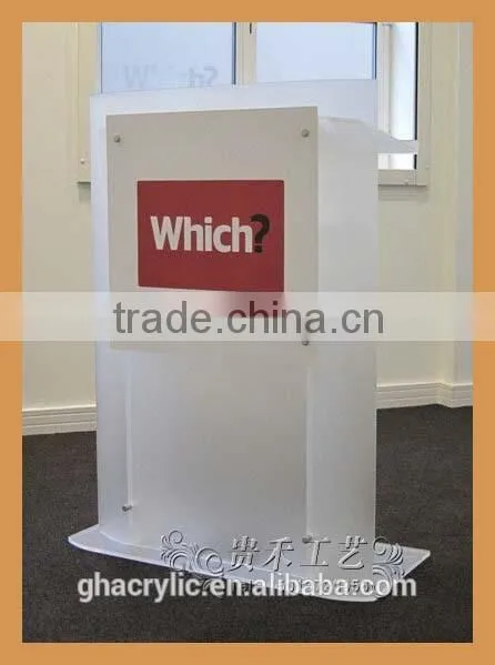 GH-YZ#040#2 clear acrylic plexiglass desk