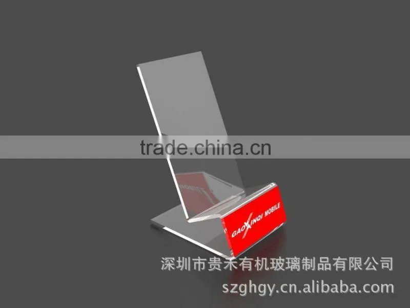 Useful transparent acrylic mobile phone display stand