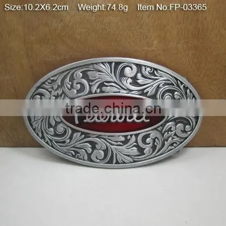 Promotional metal custom plate buckles