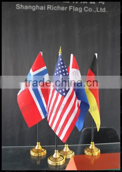 fashion table flag , desk flag ,table top flag