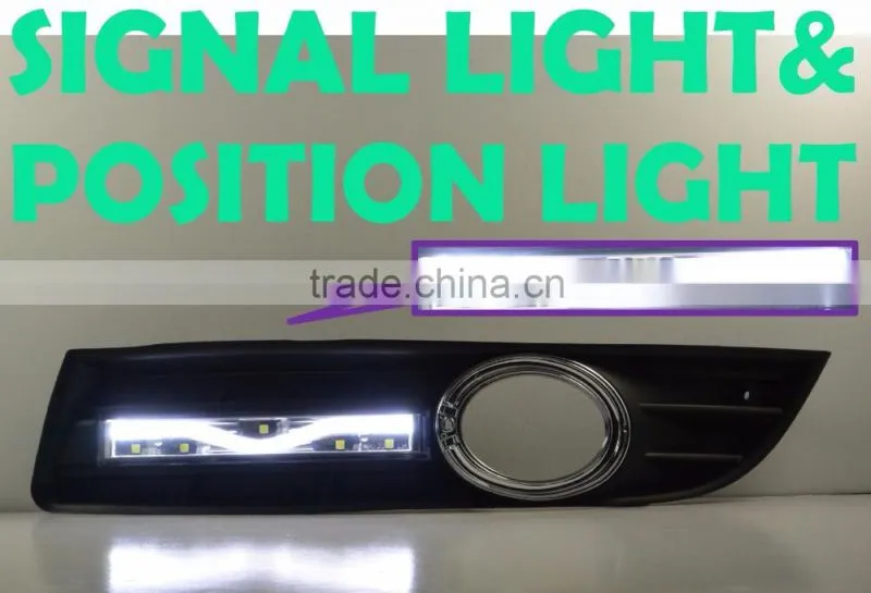 High Quality FOR VW MAGOTAN 2010 LED CAR DRL Daytime Running LIGHT