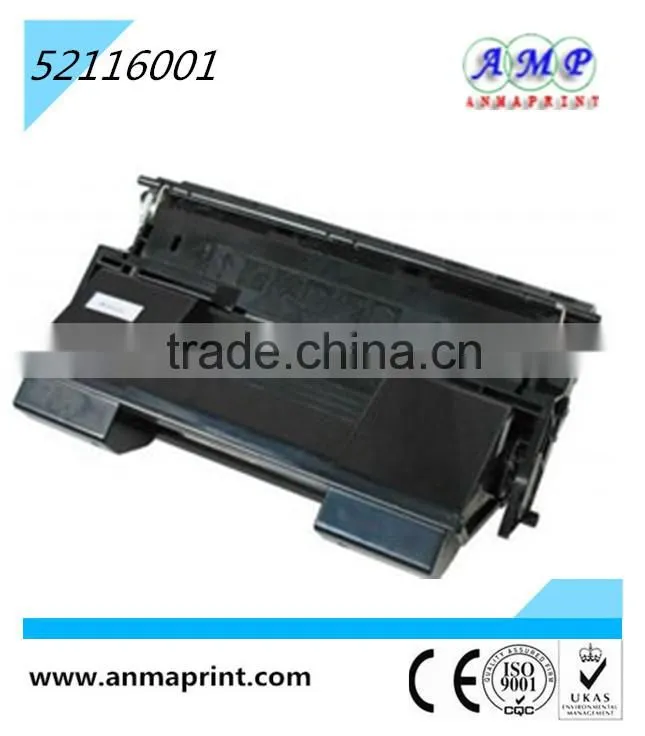 China Manufacturer compatible toner cartridge for Oki printer spare parts toner 52116001