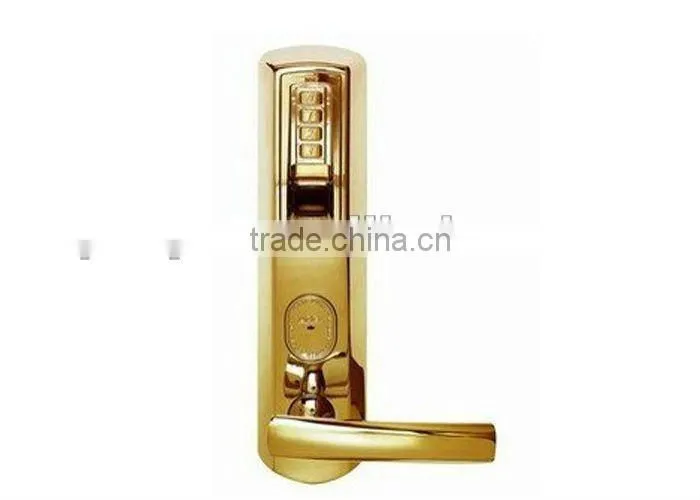 Fingerprint(password,mechanical key,fingerprint) Security door lock PY-8908