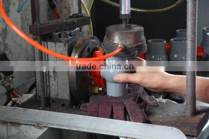 BOYAN taizhou huangyan male and female plastic irrigation ball pvc valve