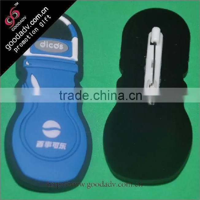 Factory outlet Shoe-shaped PVC name badge