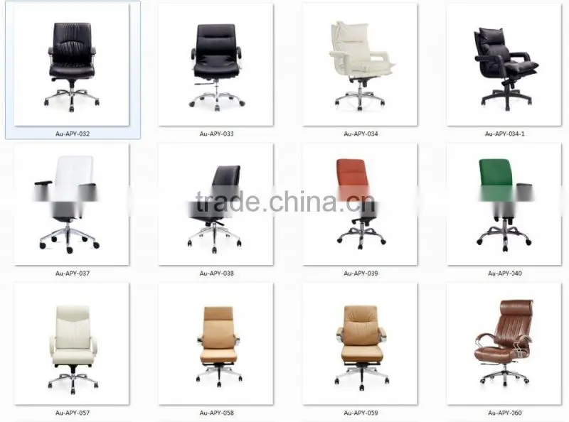 Comfortable PU Leather High Back Ergonomic Executive Office Chair