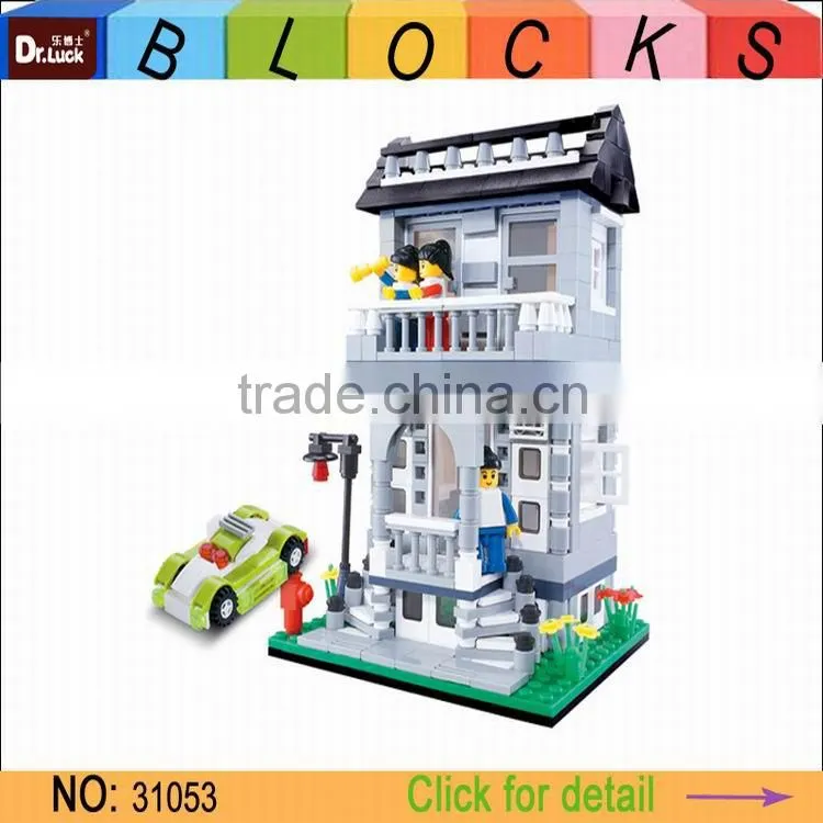 Plastic kid building block set Military Block toy