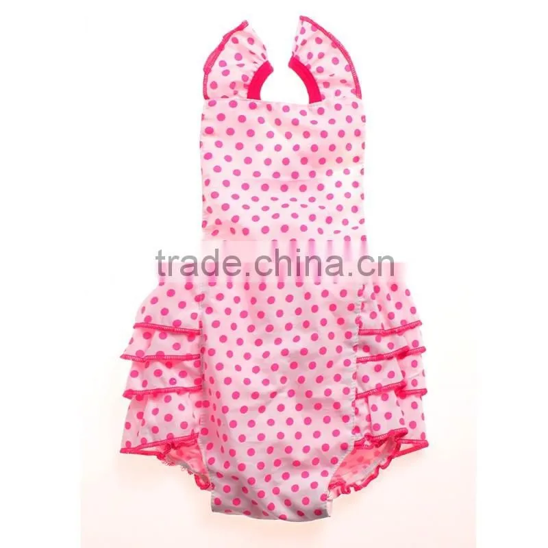 Wholesale Children's Boutique Clothing Floral New Born Baby Romper