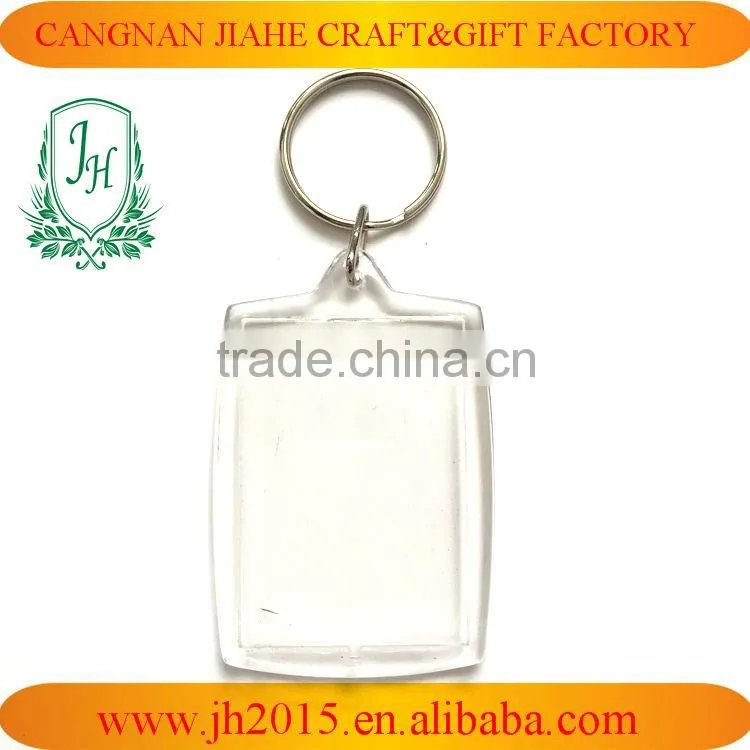 T-shirt shaped Plastic type custom printed acrylic keychains key ring