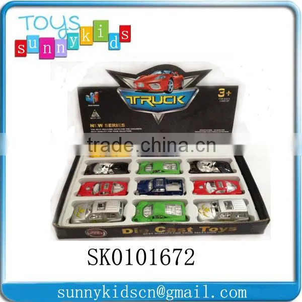 Die cast model car metal pull back toy car