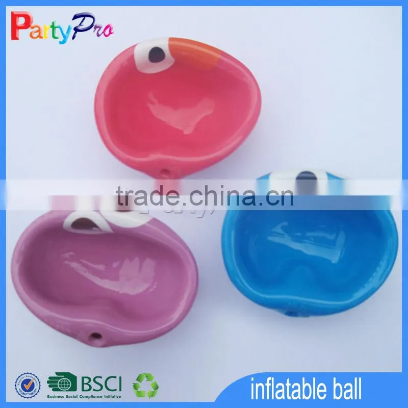2015 new intelligence toy 3inches kids inflatable pvc toy ball