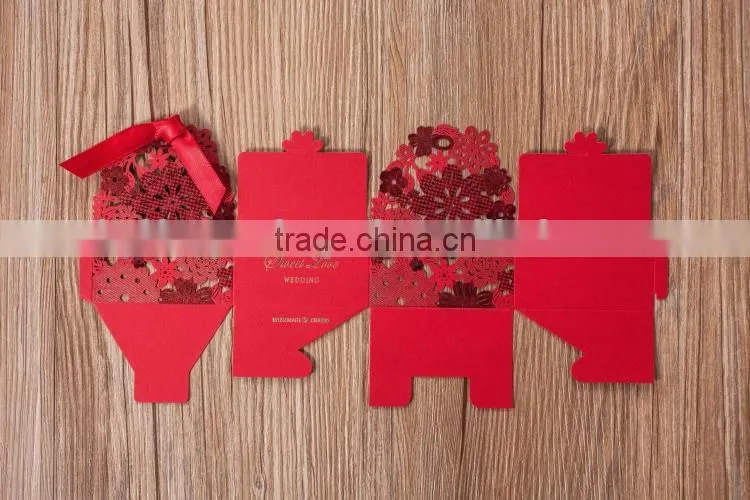 Handmade Feature and Accept Custom chinese new year candy box