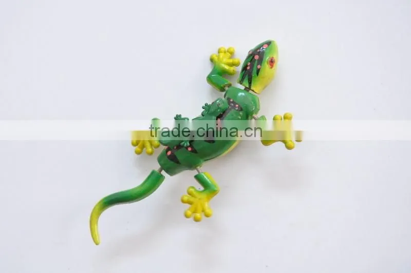 6 inch Sweden Mother and Child Barcecelona Gecko Fridge Magnets with Single Pole, Plastic Magnetic Souvenir
