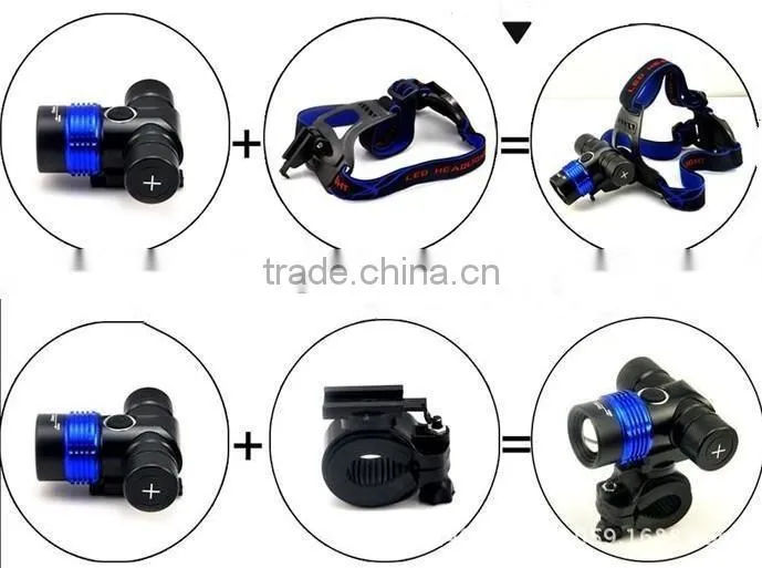 Multi-functions Emergency Headlamp Aluminum LED head lights