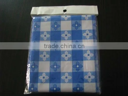 cheap hot sell custom printed plastic tablecloth