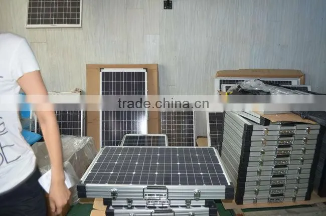 120W portable solar panel kit