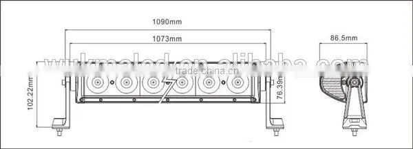 40 inch 200w led off road driving light bar Rigid 4x4 Led Flood light bar, 4x4 led bar light