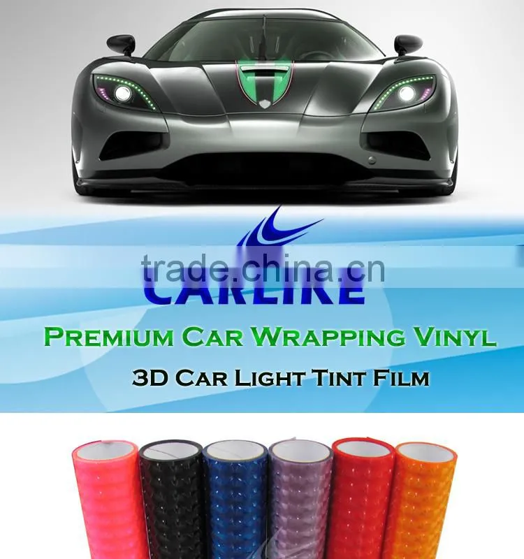 CARLIKE 3D Car Headlight Auto Decoration Vinyl Sticker