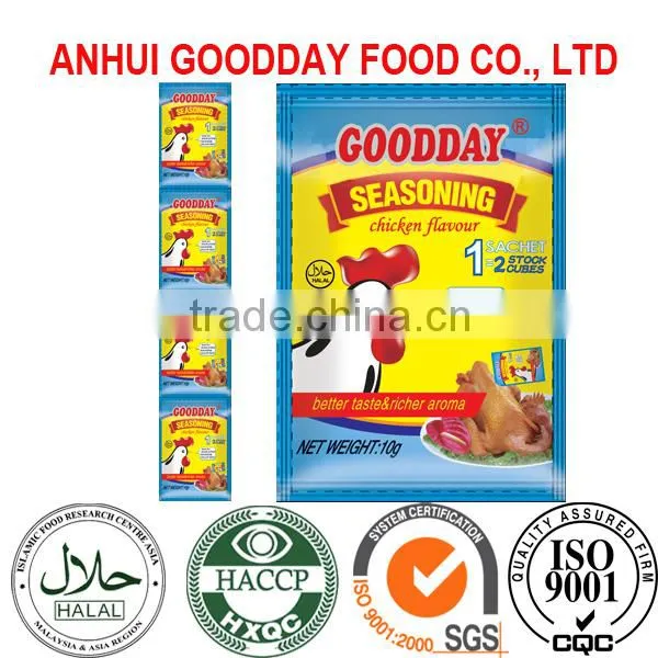 10g*12sachets*60rolls/box nigerian instant soup of chicken flavor
