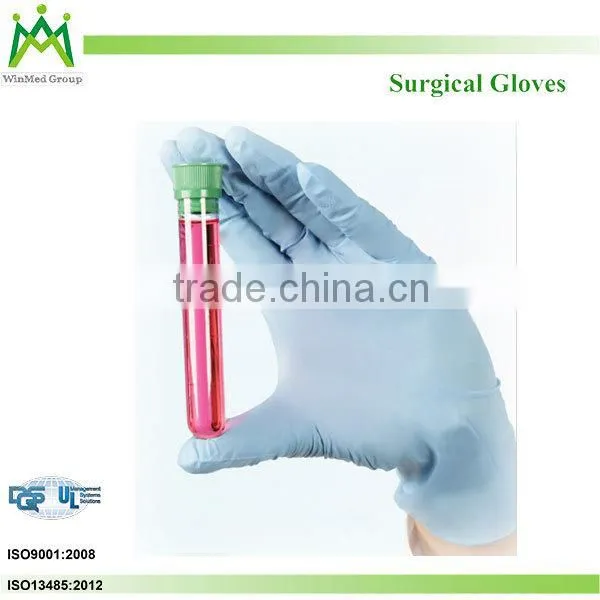 5 fingers sterile latex surgical gloves