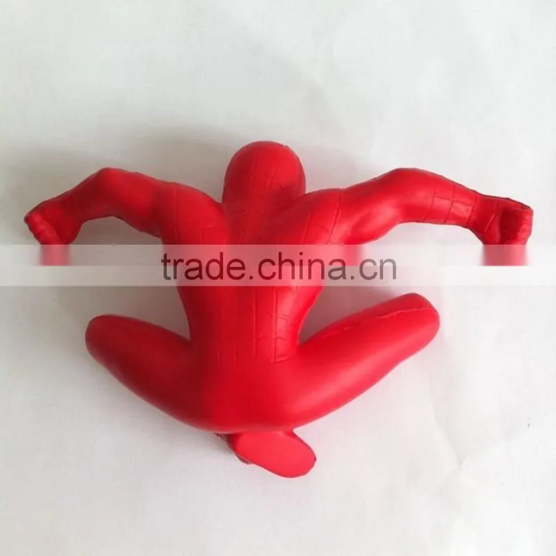red spiderman pu foam toys