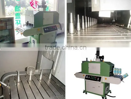 Round/Plane Surface UV Curing Machine uv paint dryer