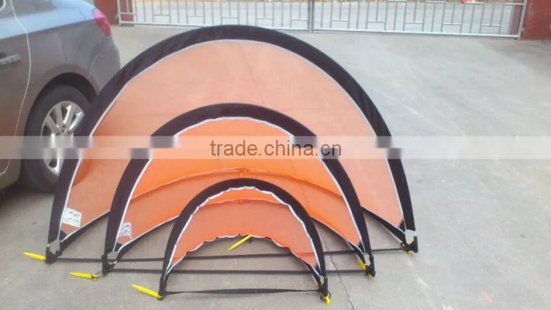2.5ft Fiberglass Pole Mini Instant Pop-up Soccer Goal Set, 2 Pairs of goal
