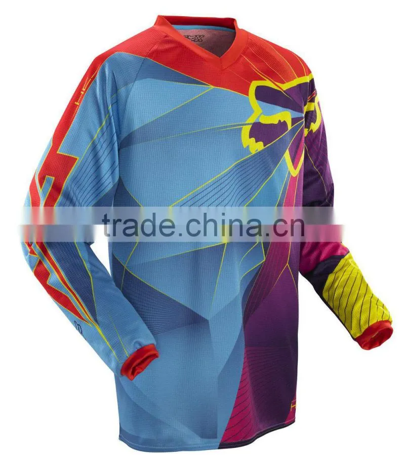 China manufactory cool black motorcycle jersey custom made