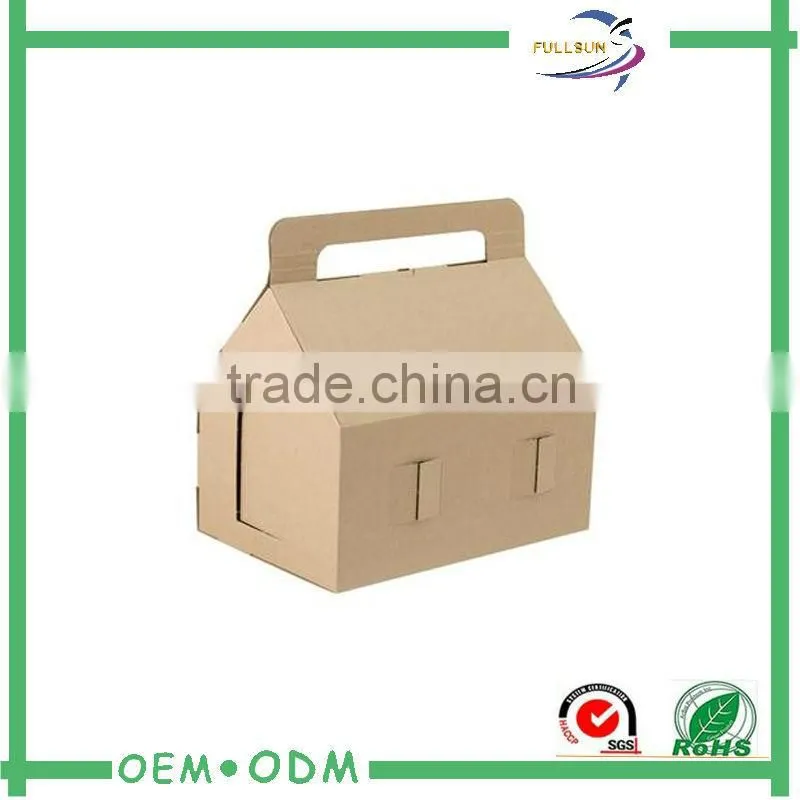 paper take-out box,house shaped design paper take-out box