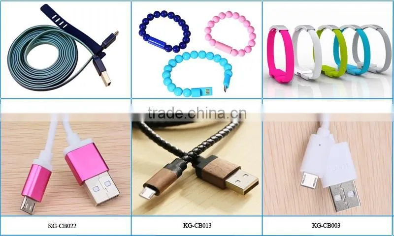Wholesale Alibaba USB Multi Charger Data Cable Colorful USB Cable