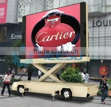 YEESO advertising trailer, mobile advertising trailers,mobile billboards,YES-T12